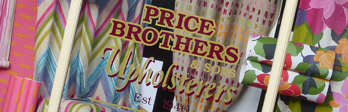 Price Brothers & Sons shop window in Wrexham town centre